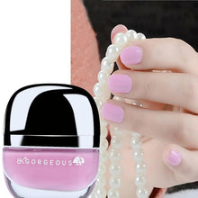 Charming Women Sweet Girl Color Long Lasting Liquid Manicure Soak-off lacquer Nail Art Tape Magic Nail Polish finger
