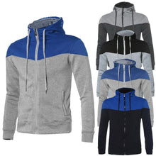 Fashion Suit Men's Warm Zip Up Hooded Hoodies Sweatshirt Slim Fit Coats Tops Outwear Men's Tracksuits Moleton