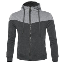 Fashion Suit Men's Warm Zip Up Hooded Hoodies Sweatshirt Slim Fit Coats Tops Outwear Men's Tracksuits Moleton