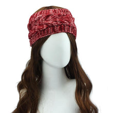 Women Ear Warmer Headwrap Double Color Headband Knit Flower Hairband Fast Shipping & Drop Shipping