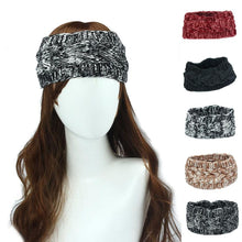 Women Ear Warmer Headwrap Double Color Headband Knit Flower Hairband Fast Shipping & Drop Shipping