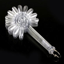 10pc Natural 12 Color Women Ladies False Nail Art Tips Sticks Polish Display Fan Salon Makeup Tools