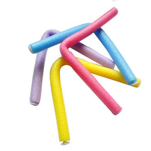 10pc Curler Makers Soft Foam Bendy Twist Curls DIY Styling Hair Rollers Curlers ClingShippping