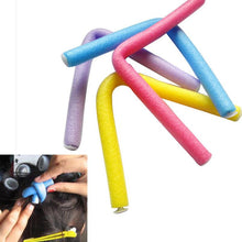 10pc Curler Makers Soft Foam Bendy Twist Curls DIY Styling Hair Rollers Curlers ClingShippping