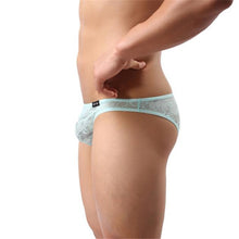 Men Lace T-back Briefs Sexy Underwears