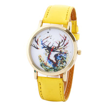 Women Men Fashion PU Leather Band Analog Quartz Vogue Wrist Watches Watch