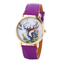 Women Men Fashion PU Leather Band Analog Quartz Vogue Wrist Watches Watch