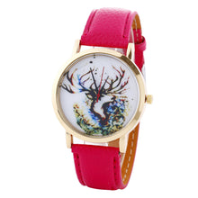 Women Men Fashion PU Leather Band Analog Quartz Vogue Wrist Watches Watch