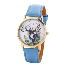 Women Men Fashion PU Leather Band Analog Quartz Vogue Wrist Watches Watch
