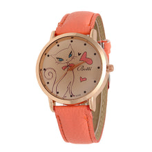 Cartoon Watch Women Fashion Casual Watch Little Cat Pattern Wristwatch Quartz Dress Vogue Watches reloj mujer