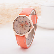 Cartoon Watch Women Fashion Casual Watch Little Cat Pattern Wristwatch Quartz Dress Vogue Watches reloj mujer