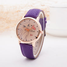 Cartoon Watch Women Fashion Casual Watch Little Cat Pattern Wristwatch Quartz Dress Vogue Watches reloj mujer