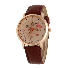 Cartoon Watch Women Fashion Casual Watch Little Cat Pattern Wristwatch Quartz Dress Vogue Watches reloj mujer