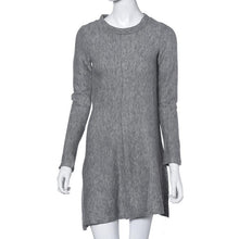 Womens Dresses Ladies Loose Knitted Sweater Jumper Pullover Knitwear Sexy Dress moda mujer