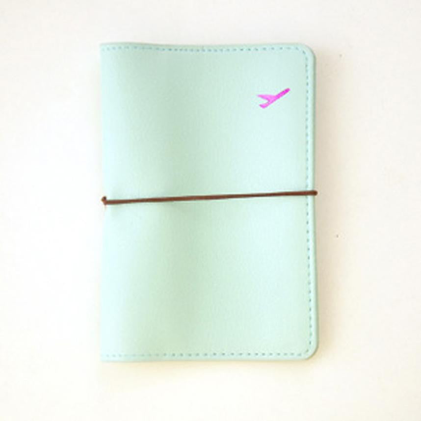 Passport Cover Artificial Leather Women's Men's Travel Passort Holder Protector Wallet Business Card Holder