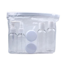 Portable 6pc Transparent Plasic Travel Kit Make Up Spray Bottle Refillable Bottles Cosmetic Bottles Fast Shipping