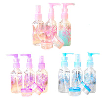 Portable Mini 5pc Travel Camping Perfume Lotion Cream Empty Bottle Sample Holder Cosmetic Bottles Fast Shipping