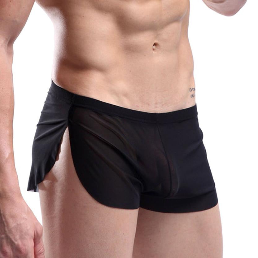 Underwear Men Sexy Comfy Shorts Cotton Fashion Mens Boxer Sexy Man//Gay/Boy Underpants Cueca Boxer