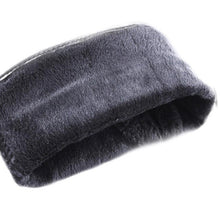 Warm And Elegant Women Full Finger Leather Warm Cashmere Gloves Mittens Screen