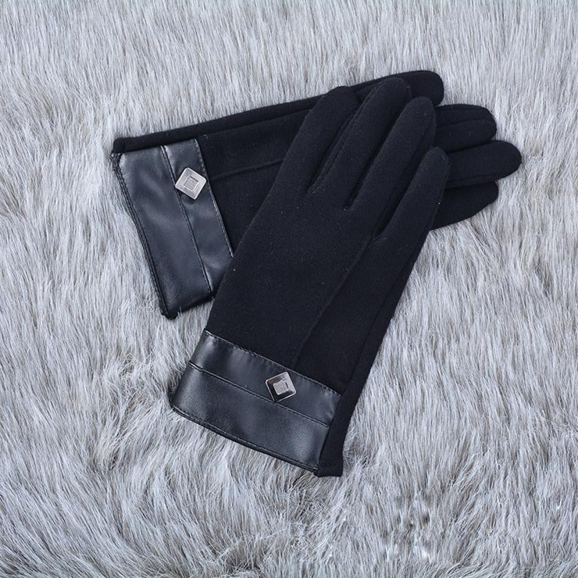 Warm Knitted Phone Screen Gloves Outdoor Wrist Fitness Hand Gloves for men Mittens 3 colors
