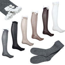 Womens Fashion Warm Opaque Knit Over Knee Thigh High Socks For Lady Girls