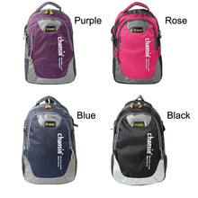 Korean Fashion Women Men Waterproof Backpack Nylon Mochilas Contrast Rucksack Casual Backpack School Laptop Bags