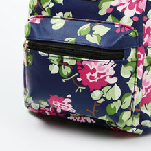 Korean Women Floral Backpack  Floral Printing Backpack For Teenage Girls School Bags For Teenagers Nylon Mochilas
