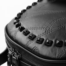 Korean Women PU Leather Backpack Rivet Preppy School Bags For Teenage Girls Vintage Rugzak Ladies Bag Mochila Feminina