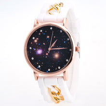 Lovely Kids Watches Star & Sky Pattern Quartz Watch Children Students Girls Popular Ssilicone Strap Wristwatch Relogio Feminino