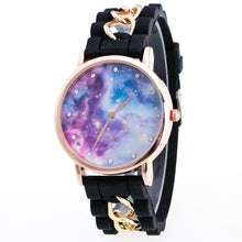 Lovely Kids Watches Star & Sky Pattern Quartz Watch Children Students Girls Popular Ssilicone Strap Wristwatch Relogio Feminino