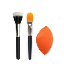 Makeup Brush Set Synthetic Professional Makeup Brushes Foundation Powder Blush Eyeliner Brushes Pincel Puff Maquiagem LE3