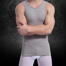 Men Muscle Fitted Body Shaper Boy Tight Stretch Vest Shirt Shapewear Casual Slimming Underwear