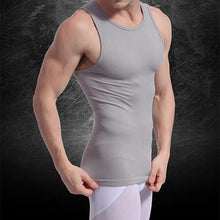 Men Muscle Fitted Body Shaper Boy Tight Stretch Vest Shirt Shapewear Casual Slimming Underwear