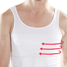 Men Shaper Vest Body Slimming Tummy Belly Waist Girdle Shirt Shapewear Underwear