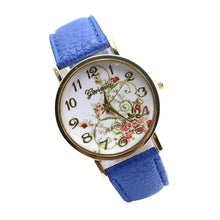 Montre femme cartoon-watch Leather Band Analog Quartz Wristwatch Watch &s