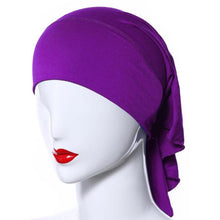 Muslim Headscarf Women Soft Comfortable Inner Hijab Caps Islamic Underscarf Hats PY3
