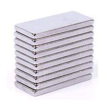 10Pcs Stable Strong Block Cuboid Fridge Magnets Rare Earth Portable Neodymium 20x10x2mm 64072