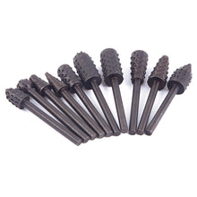 10pcs 1/8"Inch Shank HSS Titanium Router Bits Fit Dremel Foredom Rotary Tool Set 87889