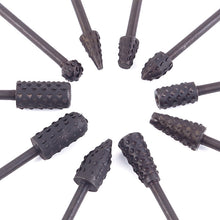 10pcs 1/8"Inch Shank HSS Titanium Router Bits Fit Dremel Foredom Rotary Tool Set 87889