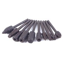 10pcs 1/8"Inch Shank HSS Titanium Router Bits Fit Dremel Foredom Rotary Tool Set 87889