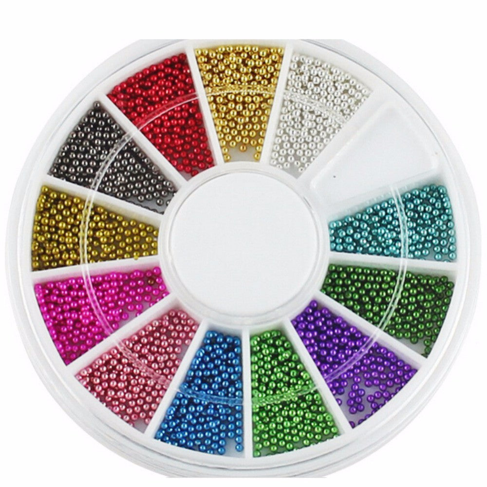 New 12 Colors Glitter Mix Color UV Gel Nail Art Acrylic Set