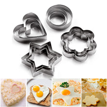 12Pcs Stainless steel Star/Heart/Flower Cookie Biscuit Fondant Cake Paste Mold Cutter Decor Tool DIY Use 83948
