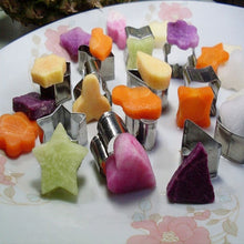 12Pcs Stainless steel Star/Heart/Flower Cookie Biscuit Fondant Cake Paste Mold Cutter Decor Tool DIY Use 83948