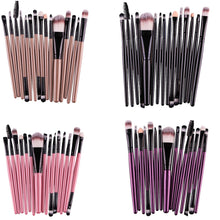 15 pcs Multi-Function Pro Make up Eye Shadow Foundation Eyebrow Lip Brush Makeup Brushes Cosmetic Tool
