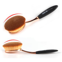 New 2pcss  Powder Makeup Foundation Brush Blend Tools Oval Makeup Cosmetic Cream Puff Powder Blush Make Up Brushes