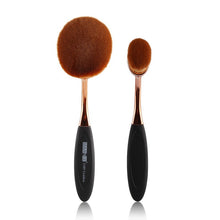 New 2pcss  Powder Makeup Foundation Brush Blend Tools Oval Makeup Cosmetic Cream Puff Powder Blush Make Up Brushes