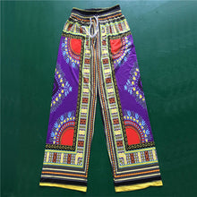 Tribal Print Flare Pants Women Boho Ethnic Wide Leg Palazzo Pants Trousers Plus Size Loose Pantalones Mujer 6 Colors