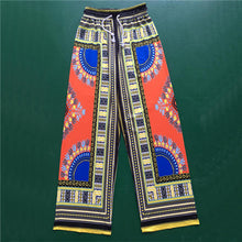 Tribal Print Flare Pants Women Boho Ethnic Wide Leg Palazzo Pants Trousers Plus Size Loose Pantalones Mujer 6 Colors