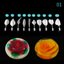 3D Jelly Flower Art Tools Russian Tulip Nozzles 3D Gelatin Art Tools Jello Gurbias 10-Piece-Tool Set 92799