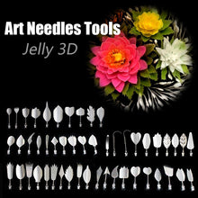 3D Jelly Flower Art Tools Russian Tulip Nozzles 3D Gelatin Art Tools Jello Gurbias 10-Piece-Tool Set 92799